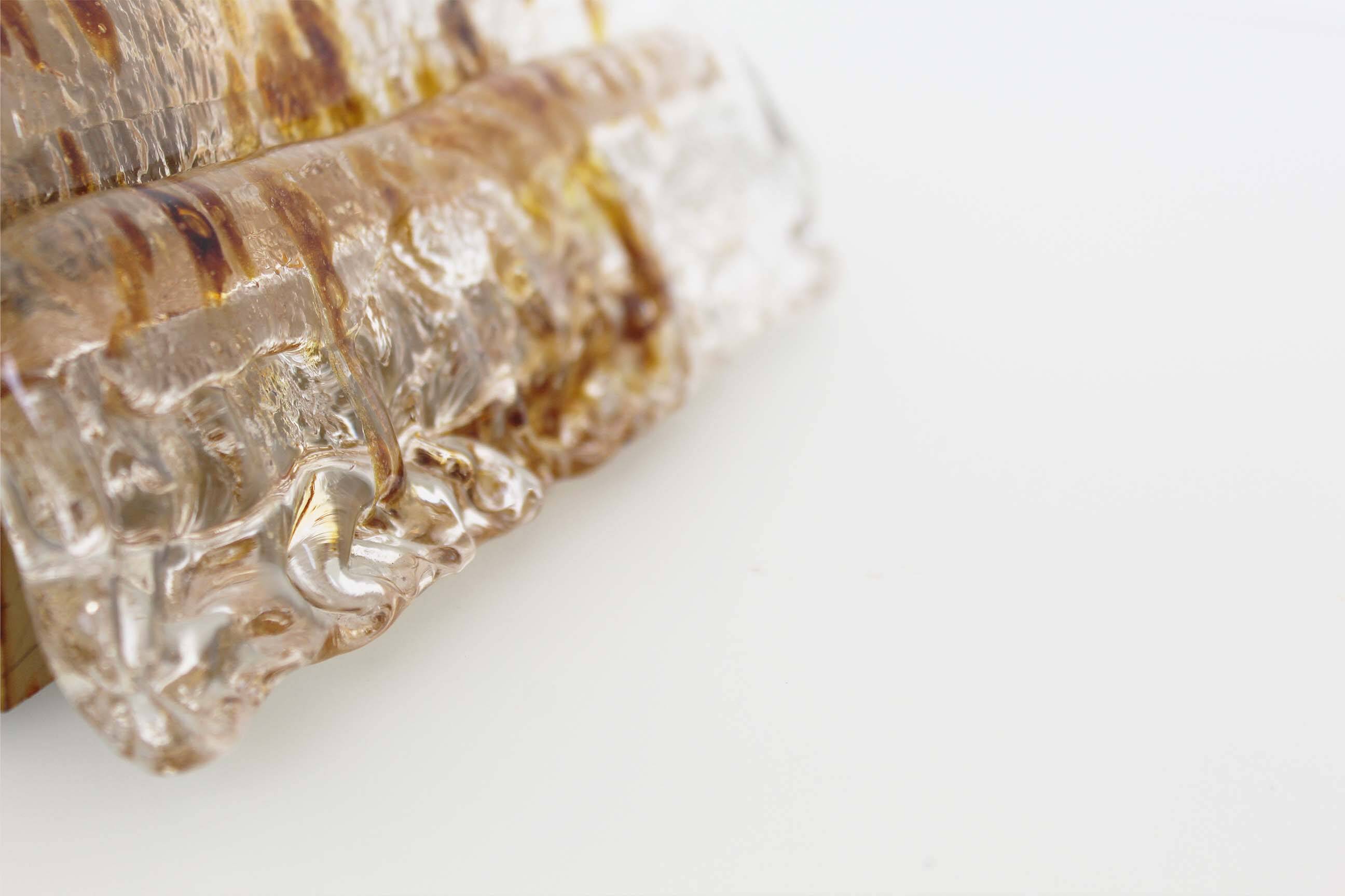 Vintage Murano Glass wall lamp by Kaiser Leuchten