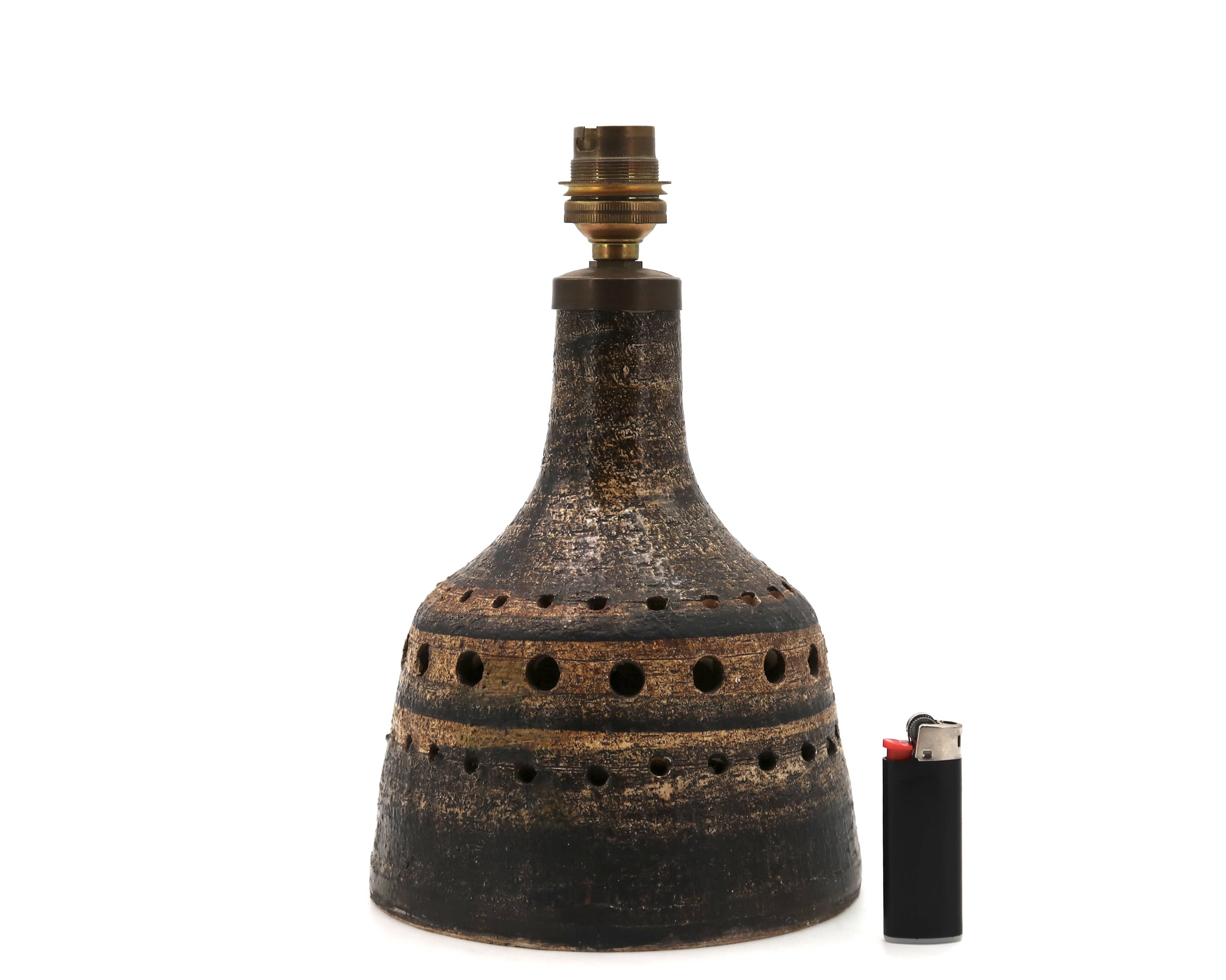 Ceramic lamp by Georges Pelletier, 1950s