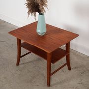 Table basse en teck, design danois, années 1970, production : Danemark