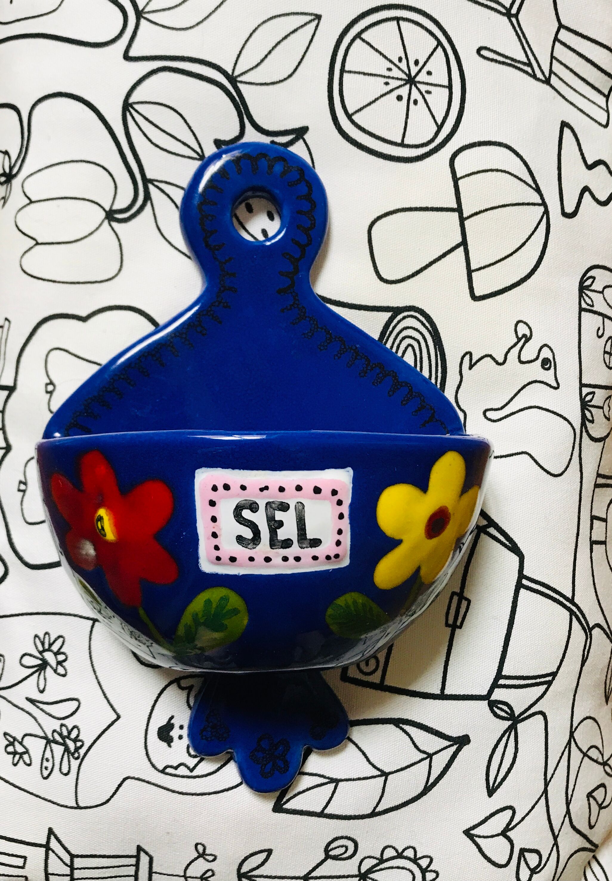 Saleron or ceramic wall salt door