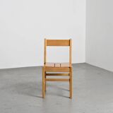 Solid pine chairs, La Cascade Residence, Les Arcs 1600, 1970