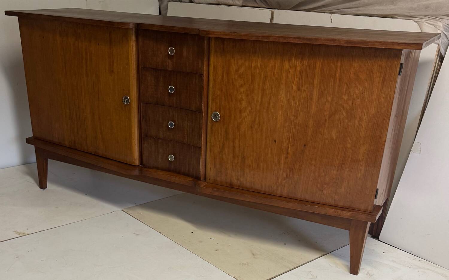 Vintage sideboard with splayed legs