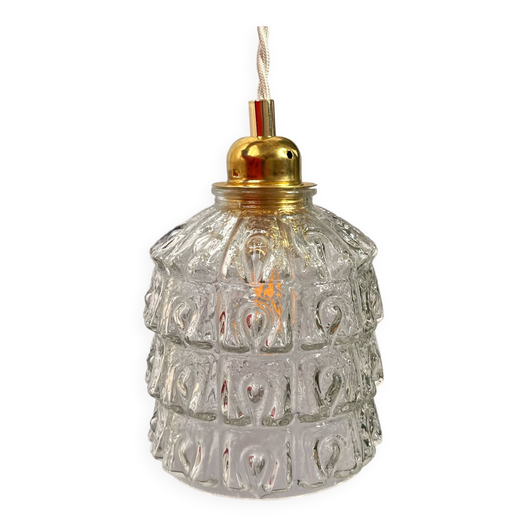 Bubble glass pendant lamp Bella model
