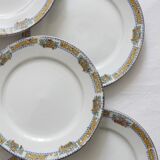 12 vintage porcelain dessert plates