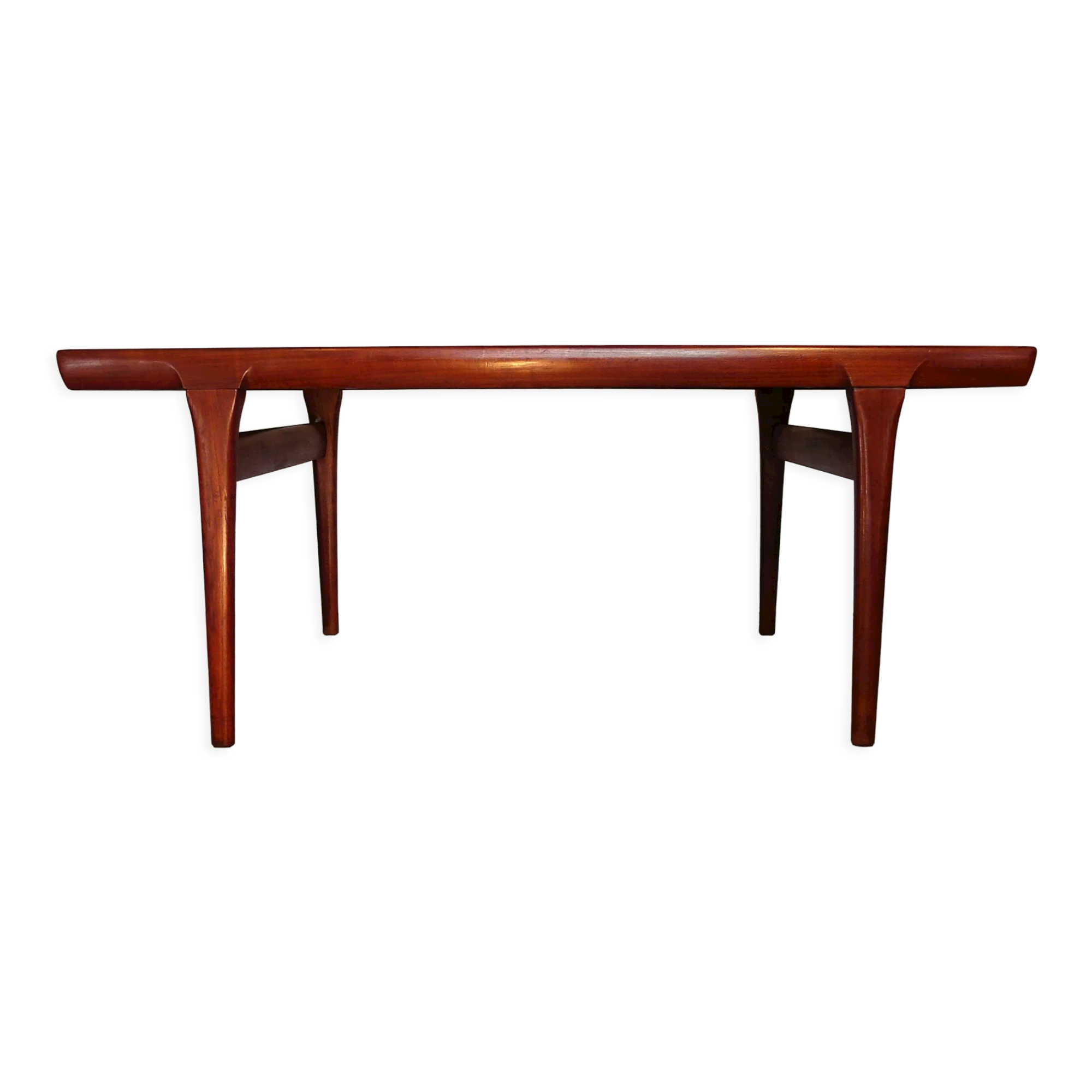 Scandinavian extendable rectangular table IB Kofod Larsen