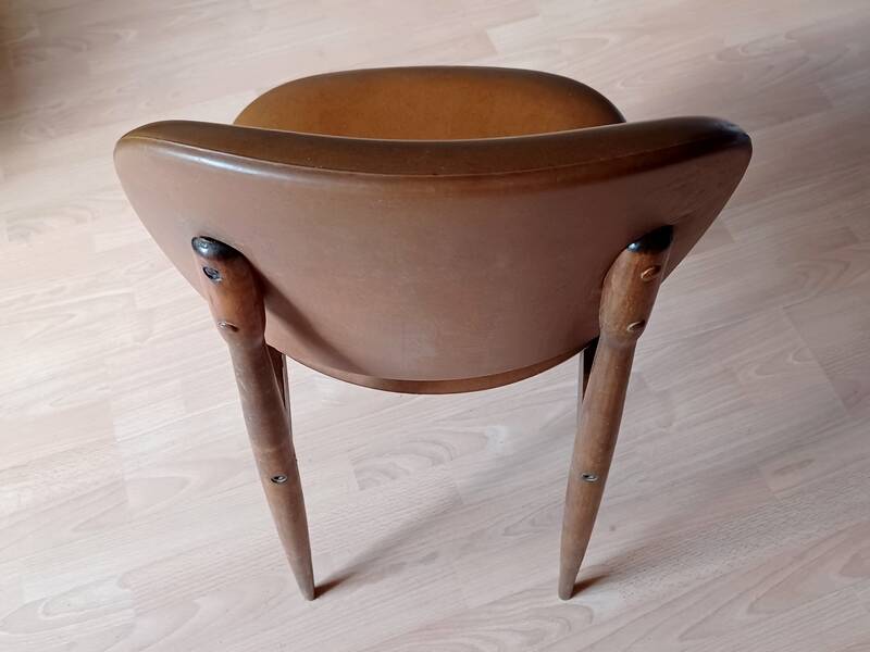 4 Baumann chairs model Pégase, 1960