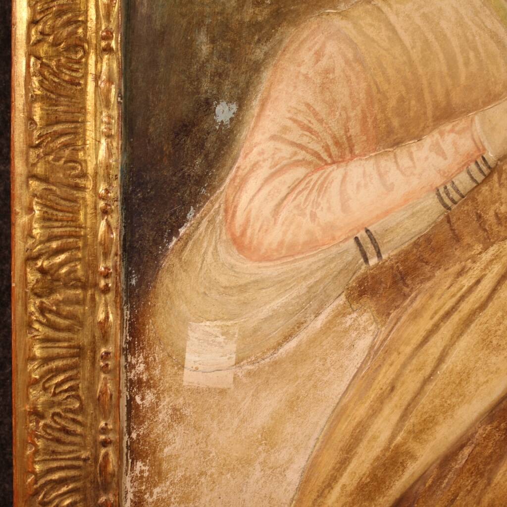 Bas-relief terracotta in terra di Signa stamped and numbered