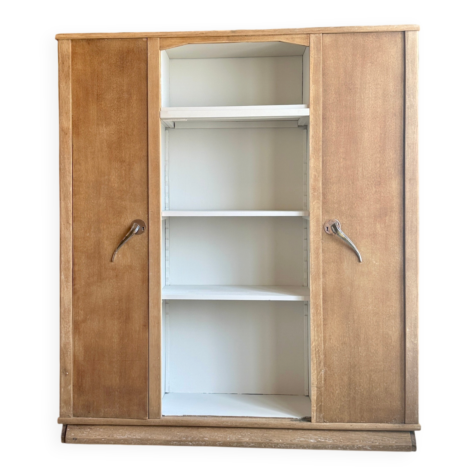 Art Deco oak library cabinet (renovated)