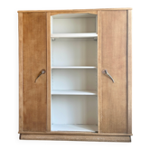 Art Deco oak library cabinet (renovated)