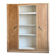 Art Deco oak library cabinet (renovated)