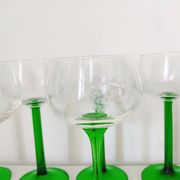 Set de 8 verres à vin cristal La Rochère et verre