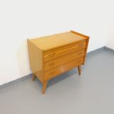 Vintage wooden chest of drawers from the 50s 60s