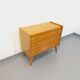 Commode vintage en bois des années 50 60