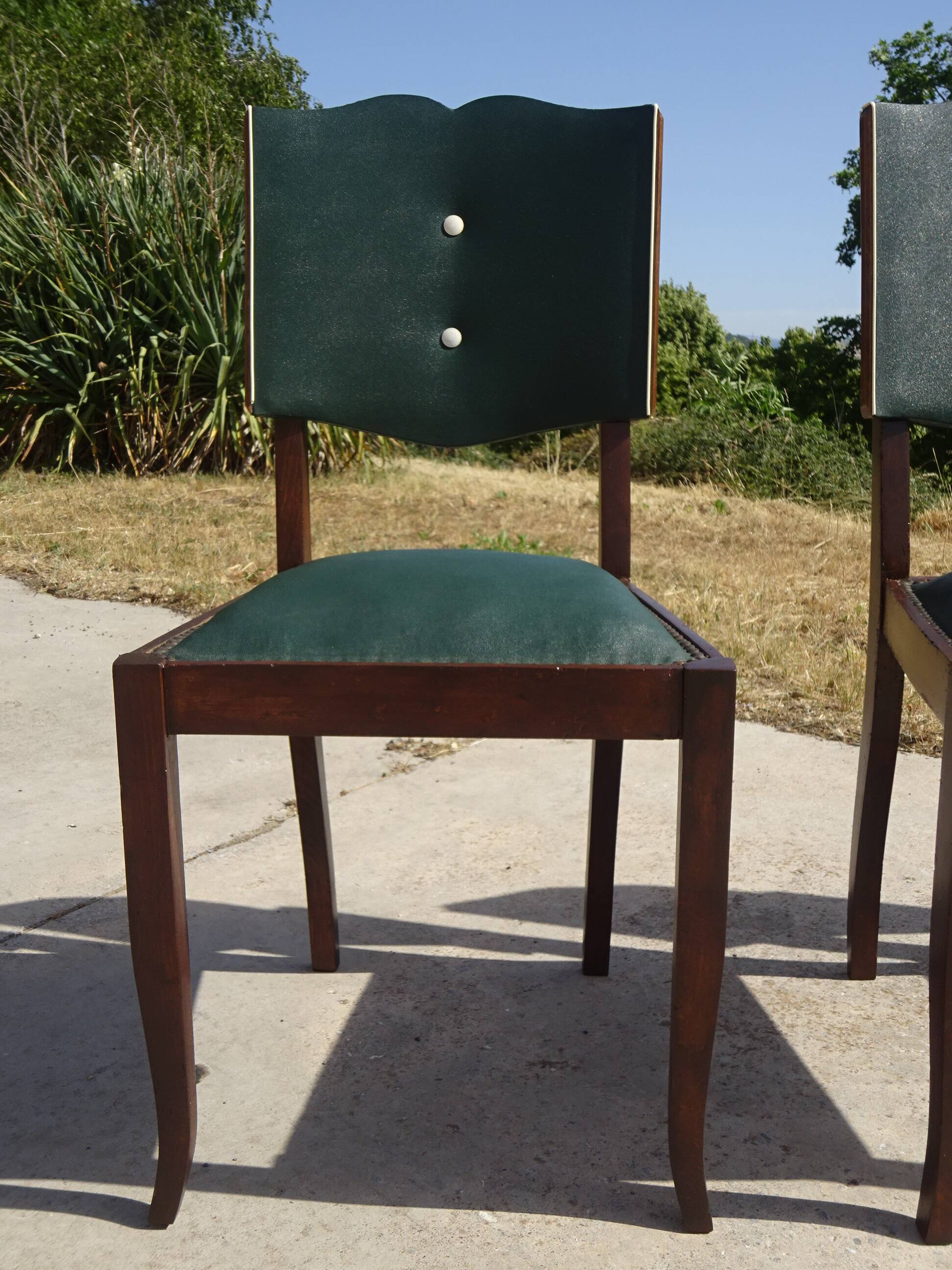Restored Art Deco chairs, the 6.