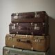 Vintage suitcases of the 1950