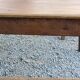 Farm table nineteenth century feet spindles 251cm and its 2 benches