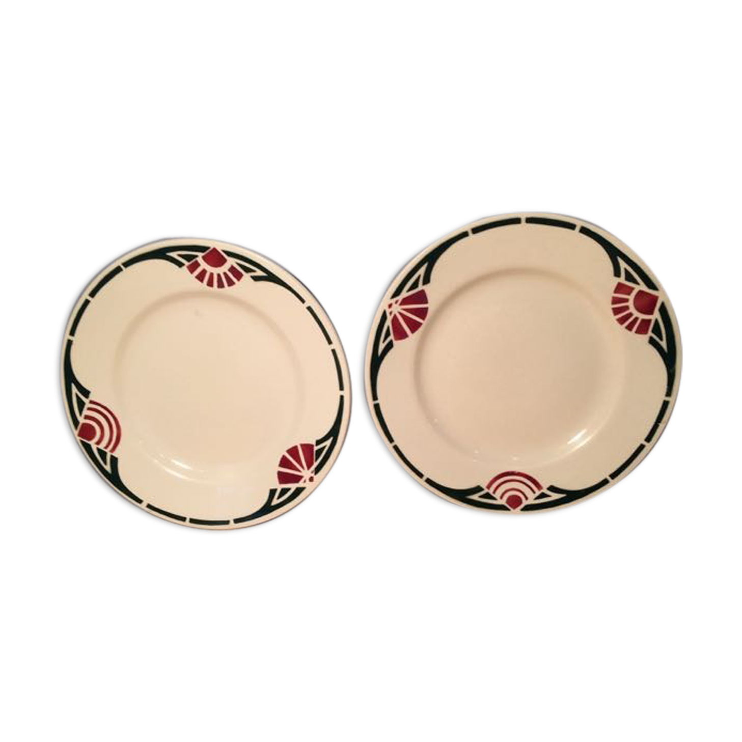 Duo of plates beginning of century