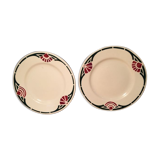 Duo of plates beginning of century