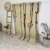 Tapis berbère marocain artisanal 207 x 144 CM