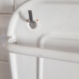 Porte ustensiles émaillé et sa louche