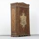 Folk art painted bridal wardrobe