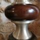 Space Age brushed aluminum floor lamp