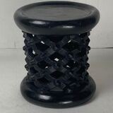 African ebonised Bamileke low stool, Cameroon, 1970s