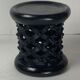African ebonised Bamileke low stool, Cameroon, 1970s