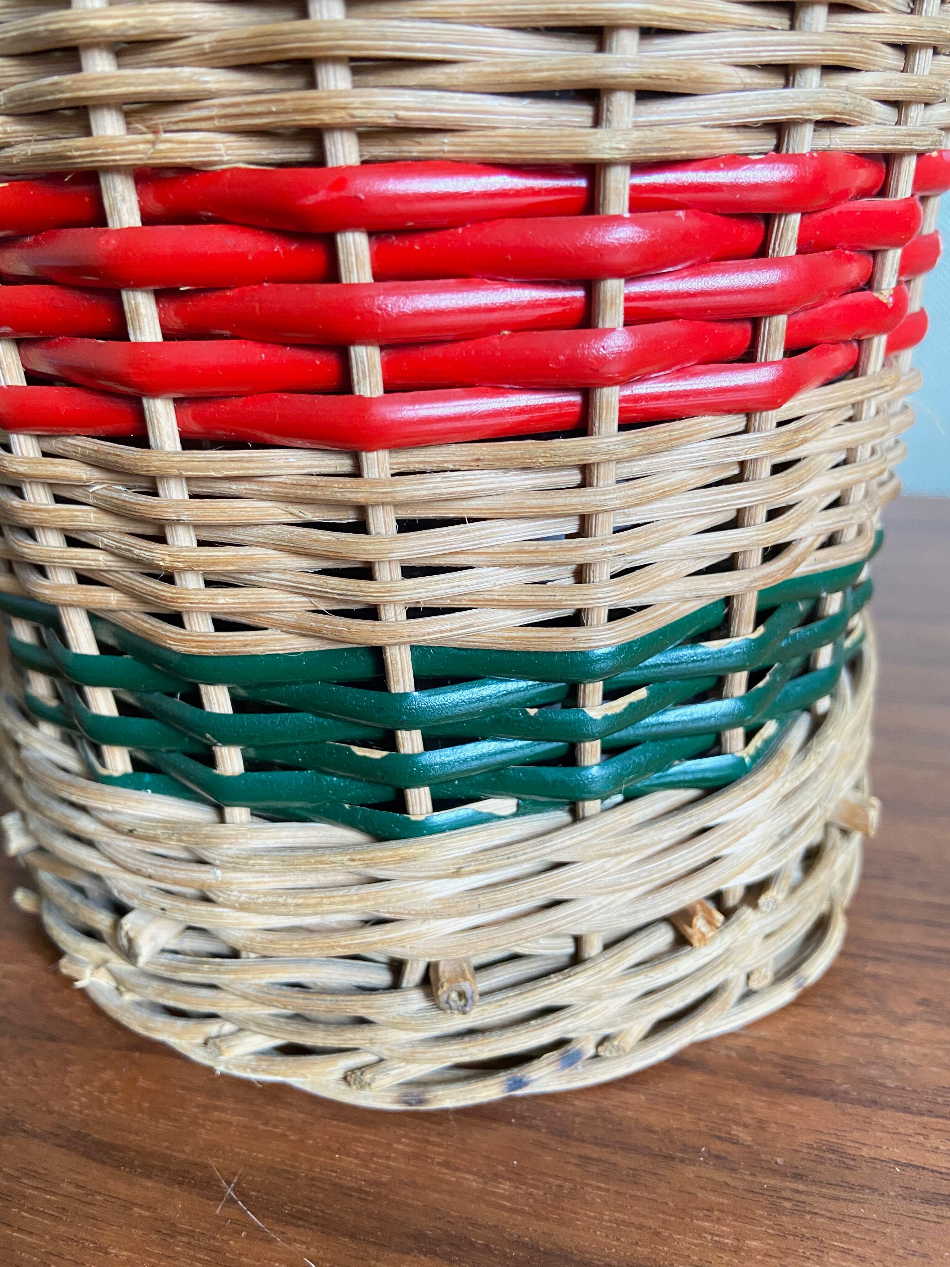Rattan lamp base