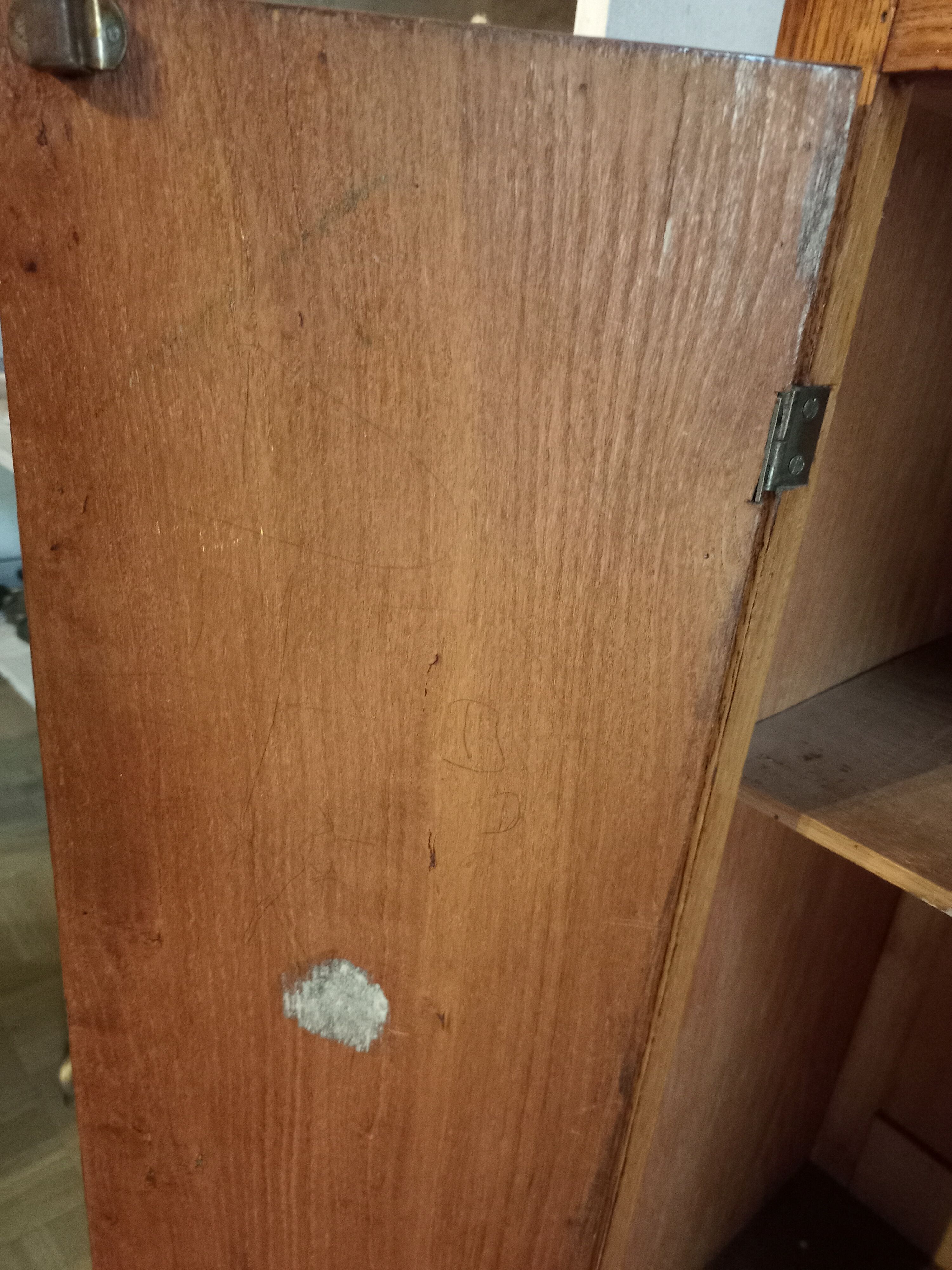 Small piece of furniture from the 40s with two doors and three drawers