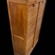 Oak double curtain file cabinet from the 1940s