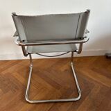 MG5 Grassi style chrome armchair