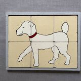 Puzzle en bois représentant un chien