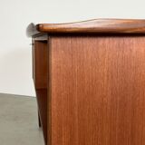 Danish teak Boomerang desk by Peter Løvig Nielsen 1960s