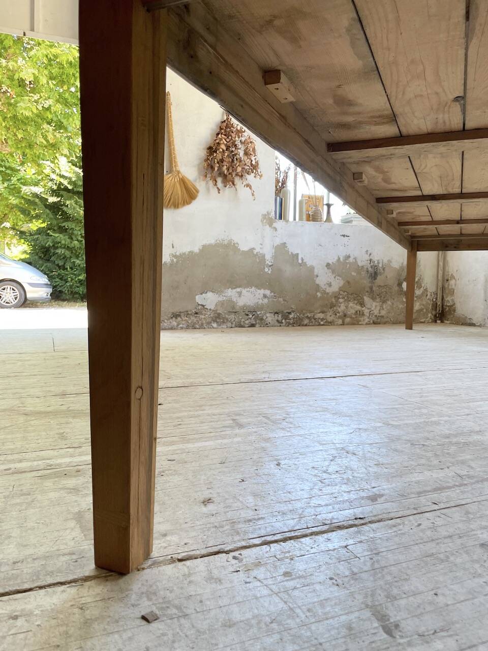 4m XXL pine and oak farmhouse table