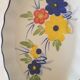 Set of 2 small oval dishes, Sarreguemines Digoin
