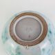 Art Deco ceramic vase Elchinger, speckled green