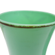 Pair of green opaline vases