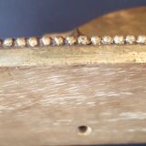 Golden wooden shelf