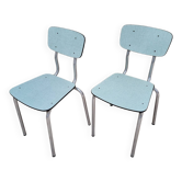 Paire de chaises vintage