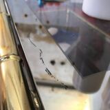 Bamboo imitation brass coffee table