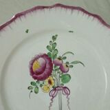 Les islettes earthenware plate late 19th century