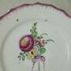 Earthenware plate from Les Islettes, late 19th century.