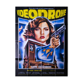 Affiche française originale de cinéma "Videodrome" 1984