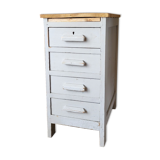 Wooden rag picker painted 50s