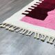 Beni Ouraine handwoven rug, traditional style, size 100 x 200 cm
