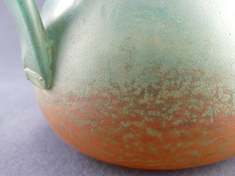 Glass paste pitcher signed De Feure for Daum