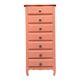 Vintage coral pink weekly planner H120
