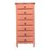 Semainier vintage rose corail H120