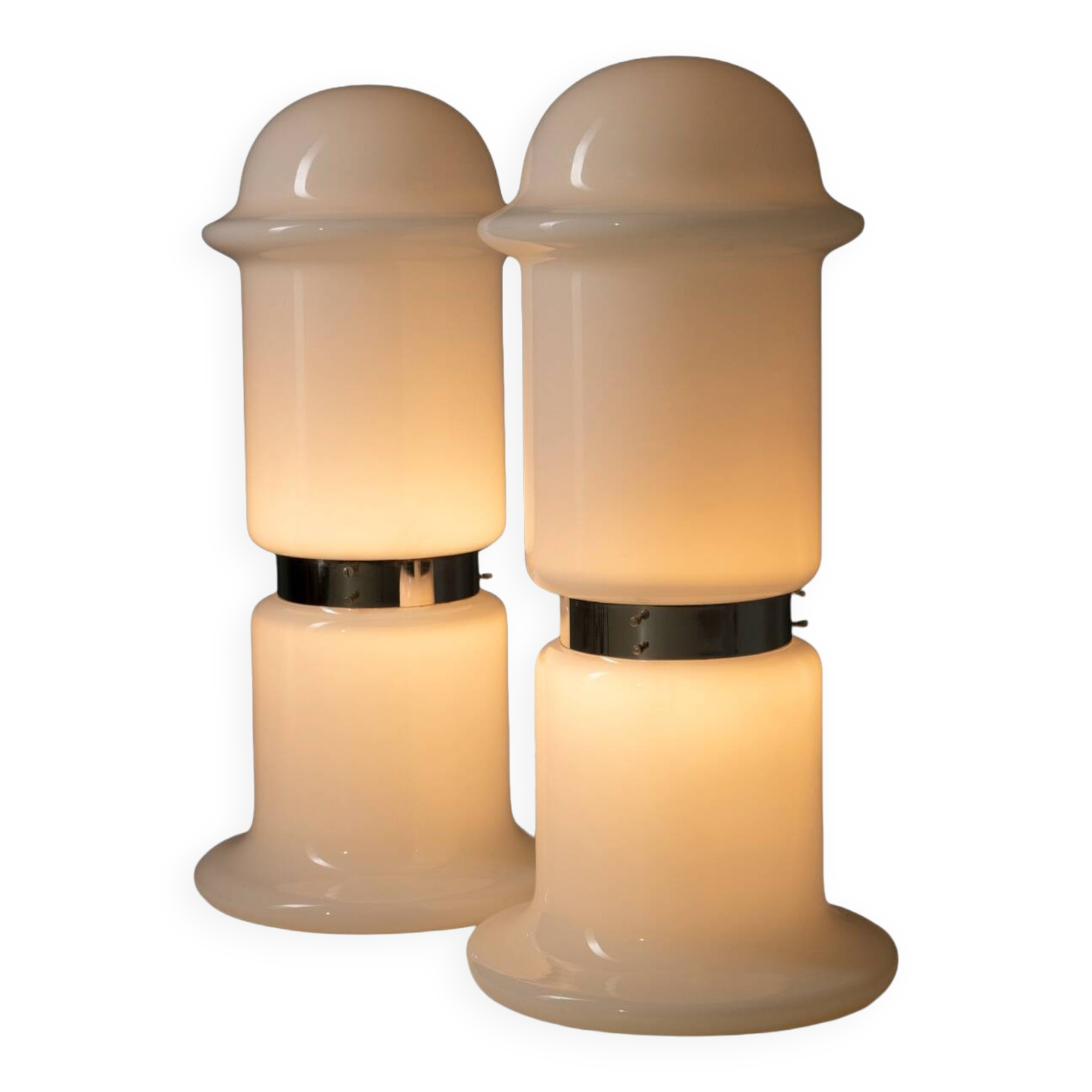 Full-glass Floor Lamp, Karel Volf, 1970s–1980s, Czechoslovakia